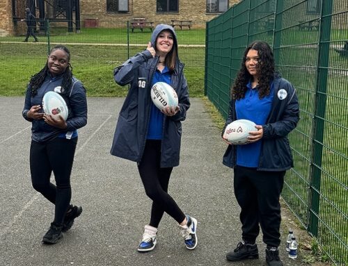 Saracens player visits BBIH